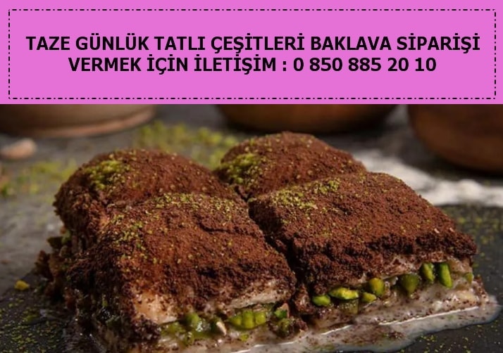 Konya Zrva Tatls taze baklava eitleri tatl siparii ucuz tatl fiyatlar baklava siparii yolla gnder